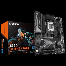 Resim Gigabyte B760 Gamıng X Gen5, 4xddr5, 3xm.2, Dp, Hdmı, Type-c, 13-14.nesil, Lga1700 Soket, Gamıng Ana 