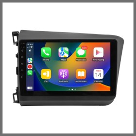 Resim Govimaks Honda Cıvıc Fb7 2012-2015 4 GB Ram 64 GB Hafıza Androıd Multımedıa Teyp 