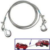 Resim Sones Çelik Çekme Halatı, Çap: 8mm, Uzunluk: 3,5m 