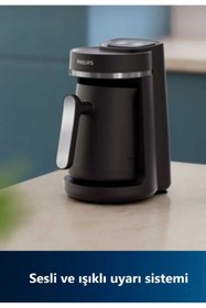 Resim Philips 5000 Series Türk Kahvesi Makinesi – 735W, Taşma Önleyici, Şık Tasarım 