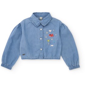 Resim Tuc Tuc Kız Bebek Denim Gömlek Mavi - Mavi / 4 Yaş 