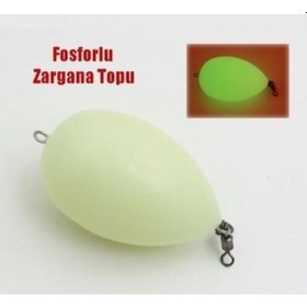 Resim Raba 60gr. Fosforlu Glow Bulrag Ağır Şamandıra, Fırdöndülü Zargana Topu 