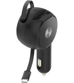 Resim Vtn-03 Süper Hızlı Araç Şarj Cihazı 60w Adaptör Çakmaklık Girişli Siyah 