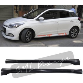 Resim SML Dizayn Hyundai I20 (2014-2018) Yan Marşpiyel (plastik) Boyasız I20 Yan-marşbiyel-marşbiel-ek 