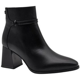 Resim Venüs 2553901k Topuklu Klasik Deri Kadın Bot Siyah 