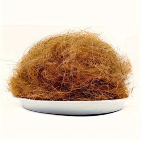 Resim Doğal Hindistan Cevizi Lifli Kavanoz, 50g/100g, Bahçecilik ve Yuva İçin Nefes Alabilen Bitki Saksı Kılıfı, Kuşlar İçin Sıcak Yatak ve Noel Hediyesi 