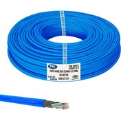 Resim POLAXTOR Cat6 Kablo Dış Mekan 23awg 0.51mm 50mt Mavi Erk Yerli 