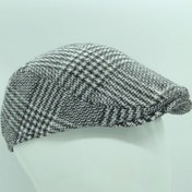 Resim Hoppe Kışlık Kaşe Yünlü Brood Siyah Desenli Spor Lüks Holigan Kasket Şapka 