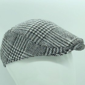 Resim Hoppe Kışlık Kaşe Yünlü Brood Siyah Desenli Spor Lüks Holigan Kasket Şapka 