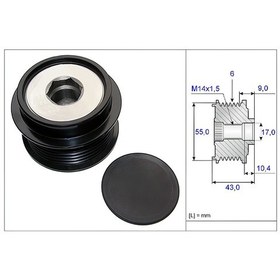 Resim Toyota Corolla Avensis Auris Verso Yaris Alternatör Kasnağı Ina 535020810 