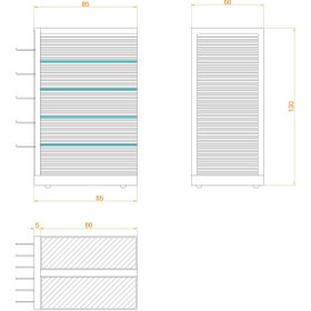 Resim T Tipi Eczane Gondolu 