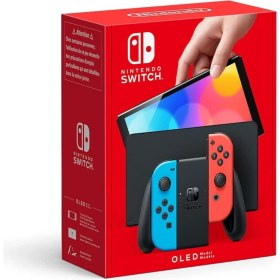 Resim Nintendo Switch OLED Oyun Konsol (Distribütör Garantili) Pal Kırmızı Mavi 