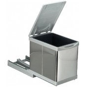 Resim Pelikan Toty 21700 Raylı Dolap İçi Mufak Raylı Çöp Kovası (16 Lt) 