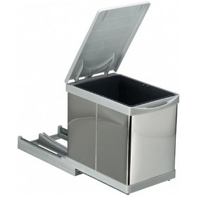 Resim Pelikan Toty 21700 Raylı Dolap İçi Mufak Raylı Çöp Kovası (16 Lt) 