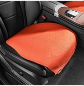 Resim Flip-fur Araba Minderi Dört Mevsim İçin Nefes Alabilir Havalandırma Yastığı, Stil: Ön Yastık Turuncu 