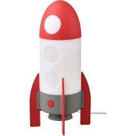 Resim IKEA AFTONSPARV Çocuk Masa Lambası , Çok Renkli, 15x30 cm, LED'li Uzay Temalı 