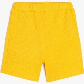 Resim Koton Erkek Bebek Basic Şort Dokulu Cepli Beli Lastikli 001 