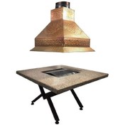 Resim Anka Masa Tipi Bakır Pro Ocakbaşı 110x210 Cm 