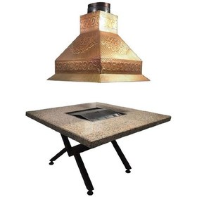 Resim Anka Masa Tipi Bakır Pro Ocakbaşı 110x210 Cm 