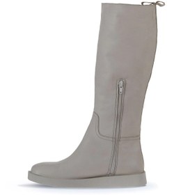Resim Bueno Shoes Bej Deri Kadın Düz Çizme 01wv9705 
