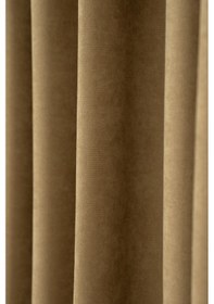 Resim Kadife Dokulu Ada Fon Perde Salon Yatak Odası Hardal 