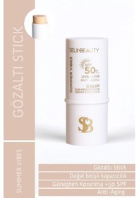 Resim Selin Beauty Color Sun Protection Göz Altı İçin Güneş Koruyucu Stick SPF50+ 6 G 
