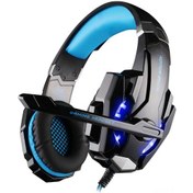 Resim Samdoo Kotıon Each G9000 Oyun Kulaklığı, Usb Led Işıklı, Mikrofonlu, Ses Kontrolü, 3.5mm+usb, 40mm Surround, Siyah-mavi 