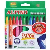 Resim Alpino Keçeli Boya Kalemi Maxi 12 Lİ AR000006 