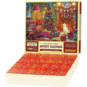 Resim Suntek Çocuklar Ev Yılbaşı Yapboz Advent Takvimi Tatil Yapboz Seti 