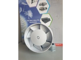 Resim Kayı YUF100 100 mm Havalandırma Fanı 107 m3/h Debi Özellikleri ile Banyo ve Tuvalet Kullanımı 