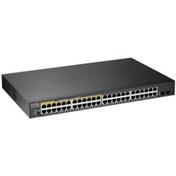 Resim Zyxel GS190048HPV2 48Port-24x10/100/1000 Poe+2xSFP 