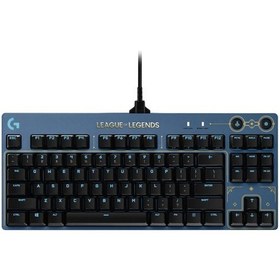 Resim Logitech G Pro LoL Edition GX Brown Switch Kablolu RGB Mekanik Oyuncu Klavye 