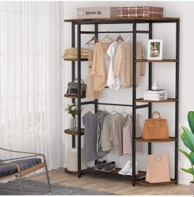 Resim Zizuva Tasarım Askılıklı Ve Raflı Gardırop 