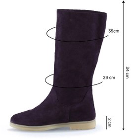 Resim Bueno Shoes Mor Süet Kadın Düz Çizme 01wt3306 