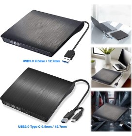 Resim MultiZone USB 3.0 Type-C Harici CD DVD Yazıcı Okuyucu Dvd-Rw Windows Uyumlu 