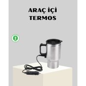 Resim Makay 12W Araç Tipi Su Isıtıcı Kupa Bardak Pratik Isıtmalı 