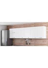 Resim Minar 280 Cm Mutfak Dolabı Beyaz 280-B1-Üst Modül Beyaz 