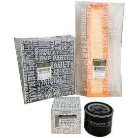 Resim Renault Clio 4 1.2 16V Yağ Bakım Filtre Seti Elf Moligraf 5W40 