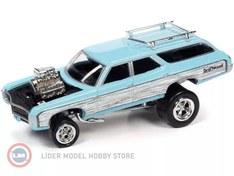 Resim 1:64 Johnny Lightning 1969 Chevrolet Impala Kingswood Estate 