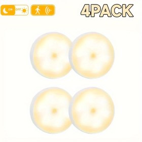 Resim 4/5'li Enerji Tasarruflu LED Hareket Sensörlü Lambalar, USB Şarj Edilebilir Ayarlanabilir Taşınabilir Masa Lambaları - Merdivenler, Yatak Odaları, Yurtlar ve Gardıroplar için Uygun - Akıllı Dokunmatik Kontrol, Yatak Odası Aydınlatması, Yurt Odası Aydınlatması, Modern Aydınlatma, Şık Tasarım, taşınabilir lamba, yatak odası lambası, lambası, USB şarj edilebilir lamba, ayarlanabilir lamba, LED lamba 