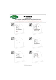 Resim Wower Katlanır Duş Taburesi Parlak Krom Diğer 