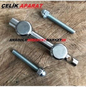 Resim Çetin Demir Kapı Emniyet Aparatı Metal Kapı Asma Kilit Takma Apar 