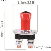 Resim Topnotch M12 1 Qb 017 Araç Batarya Anahtarı Yüksek Güç 24v 250a Uzaktan Kumandalı Kapama 