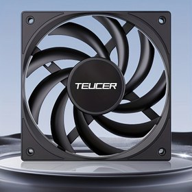 Resim Ultra-Sessiz 120mm İnce PC Kasa Fanı PWM Teknolojisi ve FDB Rulman ile, Güç Kablosu Dahil 