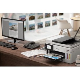 Resim CANON MAXIFY GX6140, Renkli, Mürekkep Mega Tanklı, Yazıcı, Tarayıcı, Wifi, Lan, Duplex, ORİJİNAL MÜREKKEP 