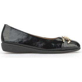 Resim Ziya, Kadın Hakiki Deri Babet 1531050z26142208k Siyah 1531050z26142208k 000 Siyah 