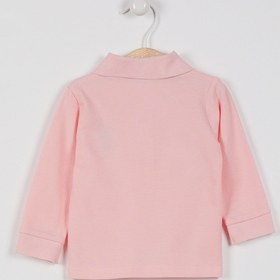 Resim U.S. Polo Assn. U.s. Polo Assn Lisanslı Classic Somon Bebek Uzun Kol Yakalı Sweatshirt 