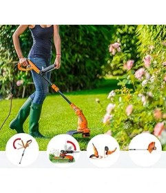 Resim Worx WG119E 550WATT 30CM Elektrikli Teleskobik Saplı Misinalı Çim ve Kenar Kesme 