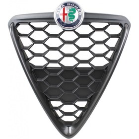 Resim Alfa Romeo Gıulıetta Ön Tampon Üçgen Panjuru Siyah Çerçeveli 