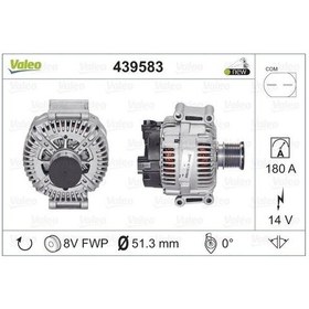 Resim VALEO 439583 ALTERNATÖR 14V 180A MERCEDES A160-A180-ML280-ML320-M 